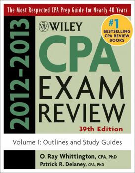Paperback Wiley CPA Examination Review, Volume 1: Outlines and Study Guides Book