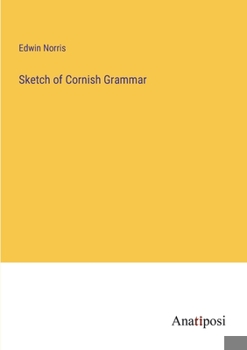 Paperback Sketch of Cornish Grammar Book