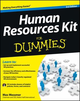 Paperback Human Resources Kit For Dummies Book
