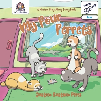Paperback My Four Ferrets: Violin [Large Print] Book