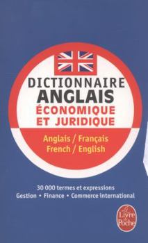 Paperback Dict. de L Anglais Economique Et Juridique [French] Book