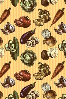 Paperback Vegetables: Graph Paper Notebook, 6x9 Inch, 120 pages Book
