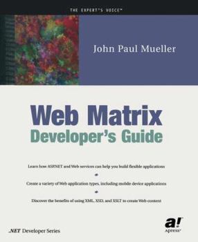 Paperback Web Matrix Developer's Guide Book
