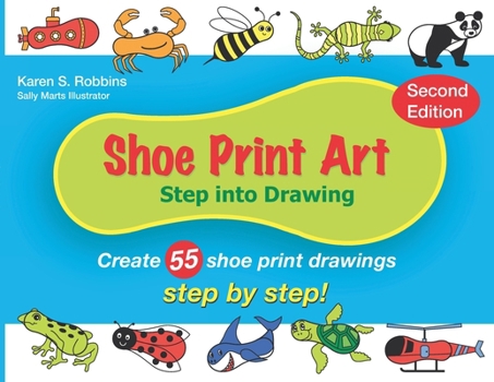Paperback Shoe Print Art: Step Into Drawing Book