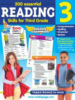 Flexibound Reading for 3rd Grade Workbook - 200 Essential Reading Skills (Reading Eggs) Book