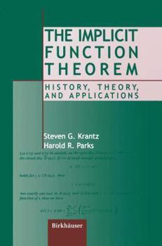 Paperback The Implicit Function Theorem Book