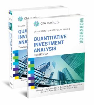 Paperback Quantitative Investment Analysis, 3e Book and Workbook Set Book