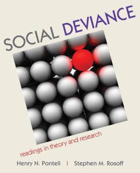 Paperback Social Deviance: Readings in Theory and Research Book