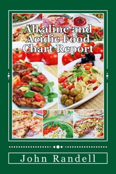 Paperback Alkaline and Acidic Food Chart Report Book