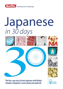 Audio CD Berlitz Japanese in 30 Days Book