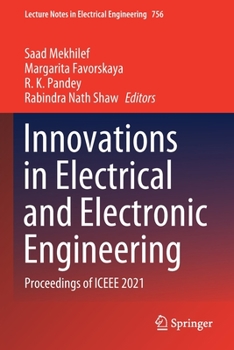 Paperback Innovations in Electrical and Electronic Engineering: Proceedings of Iceee 2021 Book