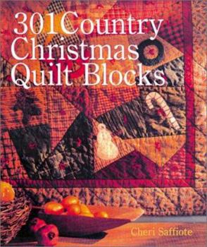 Hardcover 301 Country Christmas Quilt Blocks Book