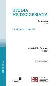 Paperback Studia Heideggeriana Vol. V: Heidegger - Husserl [Spanish] Book