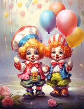 Paperback Clown Cuties: Coloring Book