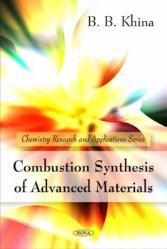 Paperback Combustion Synthesis of Advanced Materials Book