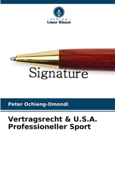 Paperback Vertragsrecht & U.S.A. Professioneller Sport [German] Book