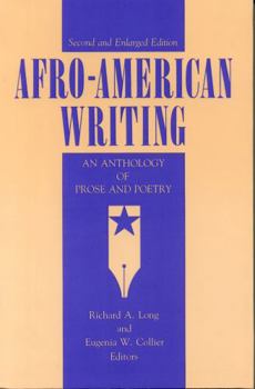 Paperback Afro-American Writing: An Anthology of Prose and Poetry Book
