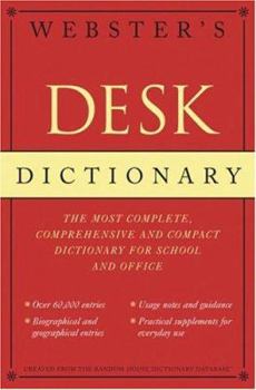 Hardcover Webster's Desk Dictionary Book