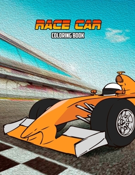 Paperback Race Car Coloring Book: Volume 1 Book