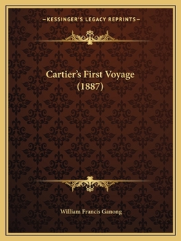 Paperback Cartier's First Voyage (1887) Book