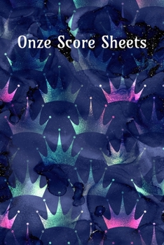 Onze Score Sheets: A pad of scoresheets: Perfect for scorekeeping: Purple crowns cover
