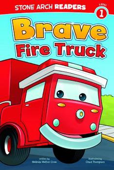 Library Binding Brave Fire Truck Book