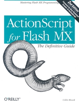 Paperback ActionScript for Flash MX: The Definitive Guide: The Definitive Guide Book