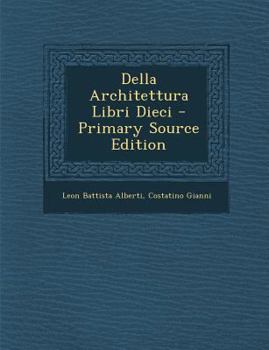 Paperback Della Architettura Libri Dieci [Italian] Book