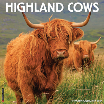Highland Cows 2027 12 X 12 Wall Calendar