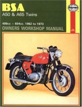 Paperback BSA A50 & A65 Twins Owners Workshop Manual: 499cc 654cc. 1962 to 1973 Book