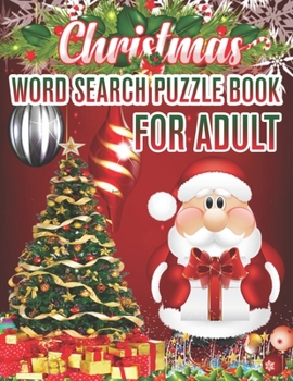 Paperback Christmas Word Search Puzzle book For Adult: Word Search Puzzle book (volume 1) Book