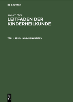 Hardcover Säuglingskrankheiten [German] Book