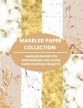 Marbled Paper Collection :marbled papers for bookbinding and other paper crafting projects