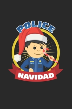 Police navidad: 6x9 Police | dotgrid | dot grid paper | notebook | notes