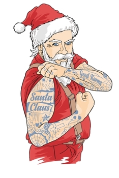 Weihnachtsmann: Notizbuch DIN A5 Blanko 120 Seiten Santa Klaus Winter Xmas Rentier Christmas Musik DJ Winter Party Neujahr Silvester Geschenkidee ... Notizheft Notizblock (German Edition)