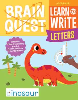 Paperback Brain Quest Learn to Write: Letters Book