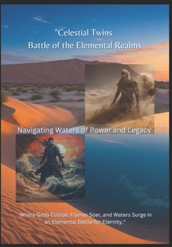 "Celestial Twins Battle of the Elemental Realms: Where Gods Collide, Flames Soar, and Waters Surge in an Elemental Battle for Eternity.