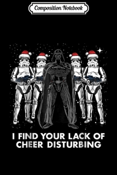 Paperback Composition Notebook: Star Wars Vader Trooper Lack Cheer Christmas Graphic Journal/Notebook Blank Lined Ruled 6x9 100 Pages Book