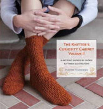 Paperback The Knitter's Curiosity Cabinet, Volume II: 18 Patterns Inspired by Vintage Butterfly Illustrations Book