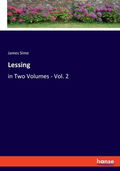 Paperback Lessing: in Two Volumes - Vol. 2 Book