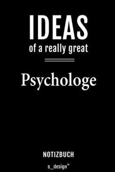 Notizbuch für Psychologen / Psychologe / Psychologin: Originelle Geschenk-Idee [120 Seiten  liniertes blanko Papier] (German Edition)