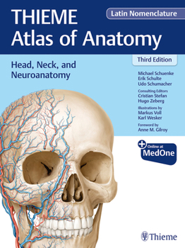 Hardcover Head, Neck, and Neuroanatomy (Thieme Atlas of Anatomy), Latin Nomenclature Book