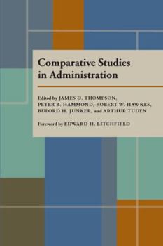 Paperback Comparative Studies in Administration Book