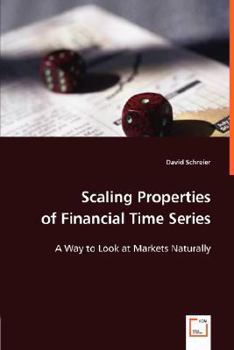 Paperback Scaling Properties of Financial Time Series Book