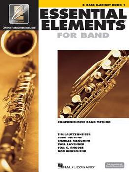 Paperback Essential Elements for Band - BB Bass Clarinet Book 1 with Eei (Book/Online Audio) [With CDROM and CD (Audio) and DVD] Book