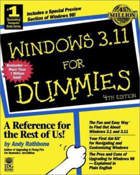 Paperback Windows 3.11 For Dummies Book