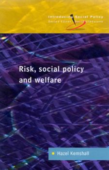 Paperback Risk, Social Policy and Welfare Book