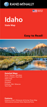 Map Rand McNally Easy to Read Folded Map: Idaho State Map Book