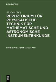 Hardcover Atlas (Mit Tafel I-XXI) [German] Book
