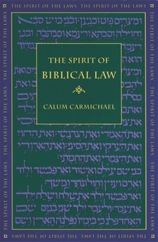 Hardcover The Spirit of Biblical Law Book